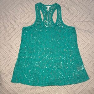 Aeropostale Teal Bathing Suit Cover | XS